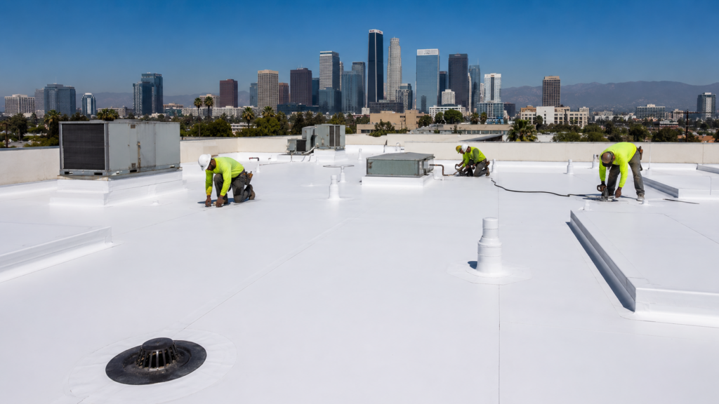 TPO roofing orange