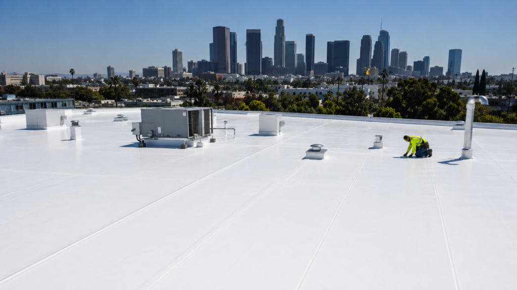 TPO roofing orange
