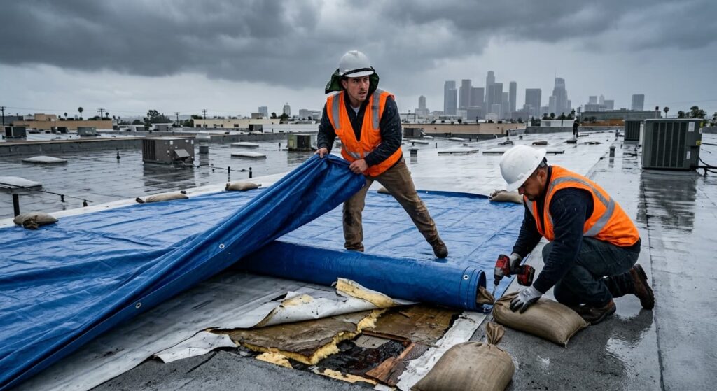 Emergency Commercial Roof Repair Orange County & Los Angeles