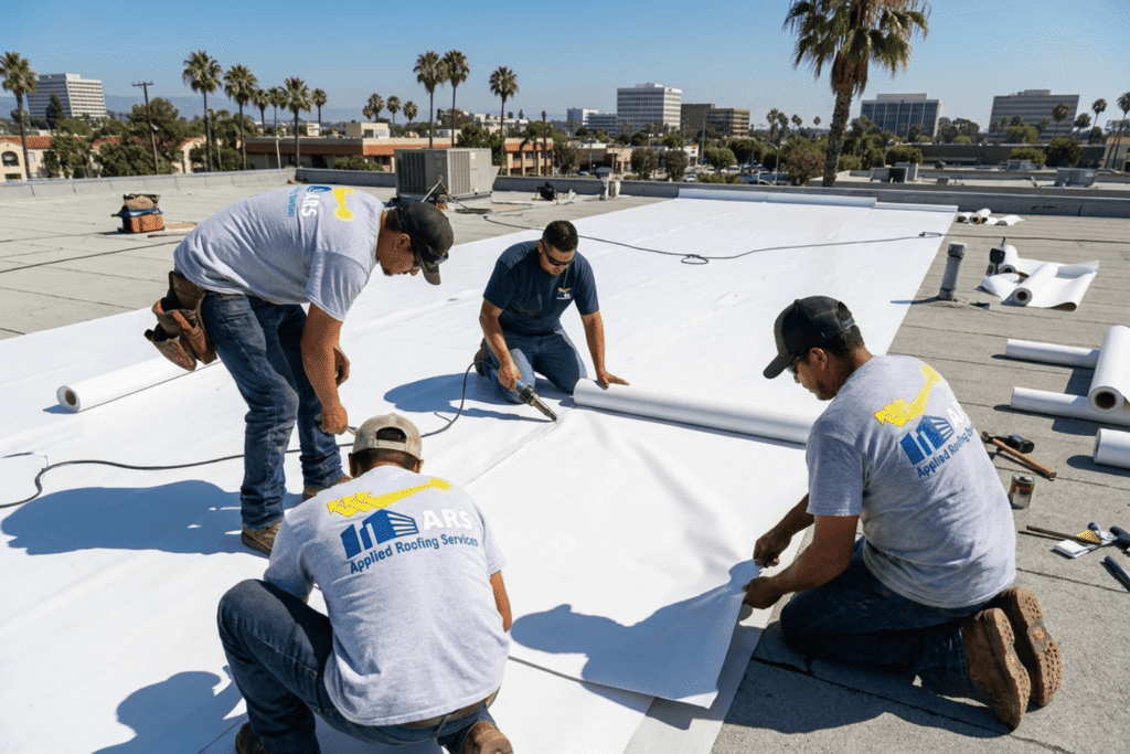 Flat Roofing System Service Areas: Orange, Orange County & Beyond